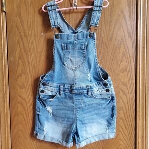 SO Denim Overall Shorts Girls